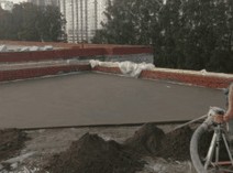 стяжка пола под уклоном