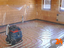 укладка теплого пола под стяжку