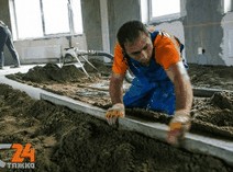 устройство маяков для стяжки пола