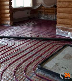 Стяжка пола в деревянном доме | превью