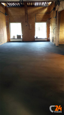 Стяжка водяного пола