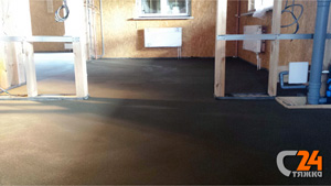 Стяжка для теплого пола