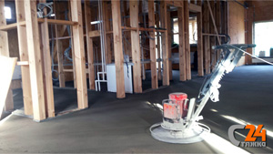 Цементно-песчаная стяжка для теплого пола