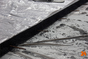 Монтаж стяжки пола