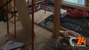 Изначальное состояние помещений с уложенными коммуникациями | превью