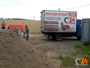 стяжка пола в частном доме