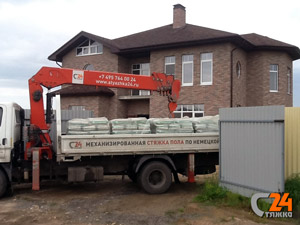 стяжка пола в частном доме