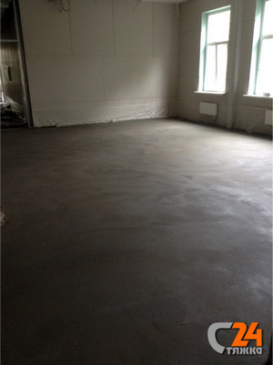 полусухая стяжка пола материалы