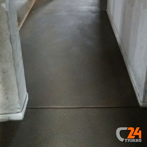 Температурный деформационный шов в стяжке пола компании Стяжка24 (вид 7)