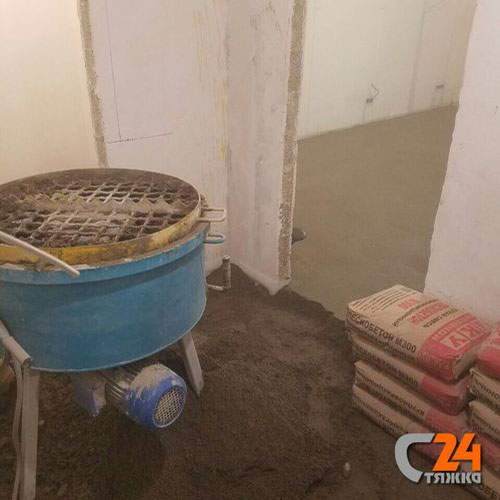 бетоносмеситель для полусухой стяжки