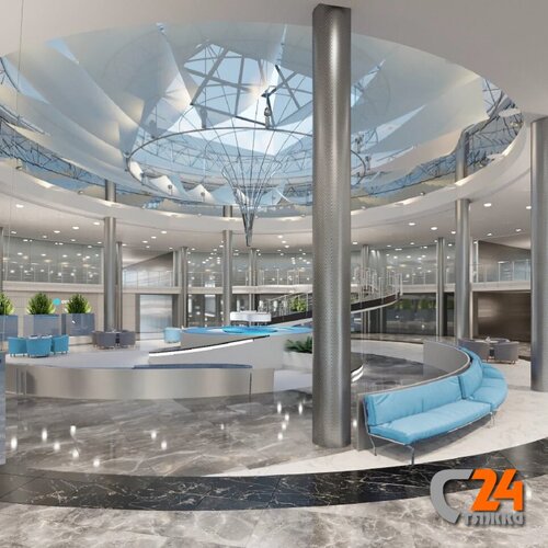 дизайн - проект административного здания банка