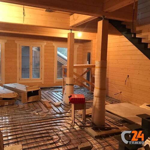 полусухая стяжка пола