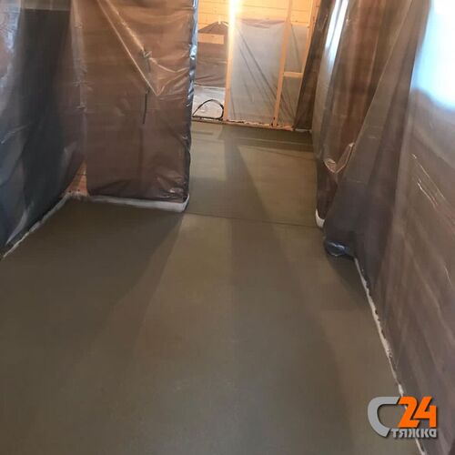 полусухая стяжка пола