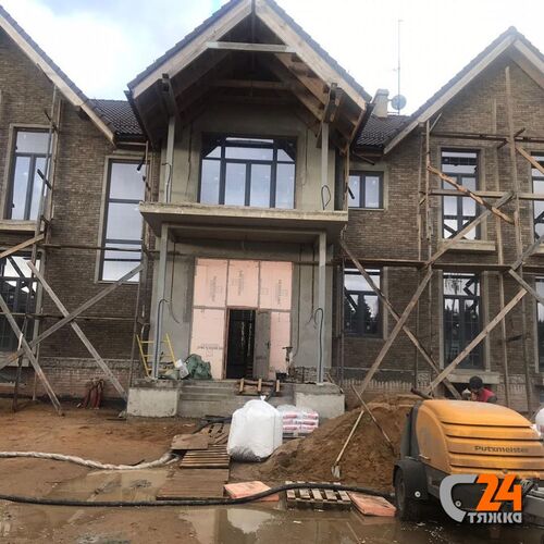 подача раствора на объект