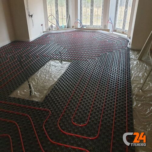 монтаж теплого пола