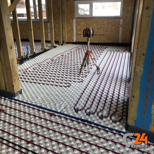 монтаж теплого водяного пола