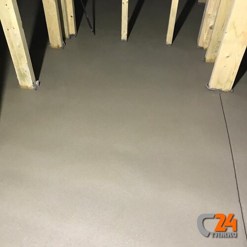 полусухая стяжка пола