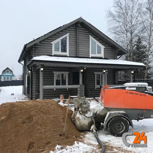 стяжка пола площадка для стройматериала