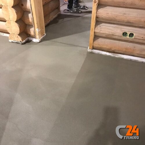 стяжка пола в деревянном доме