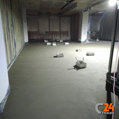 механизированная стяжка пола