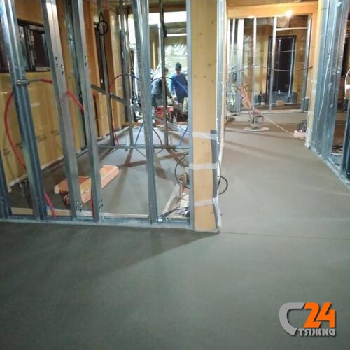 теплый пол в коттедже