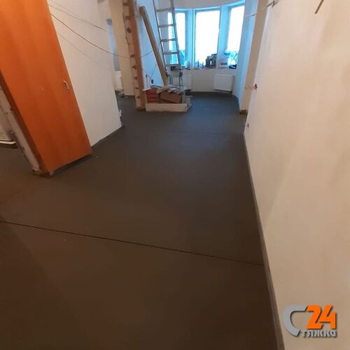 полусухая стяжка пола