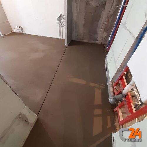 сухопресованная стяжка пола