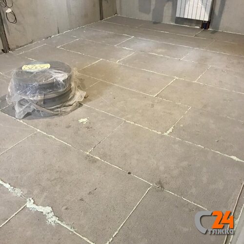 стяжка по слою из плит полистирола