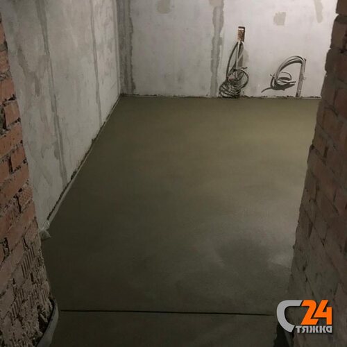 полусухая стяжка пола