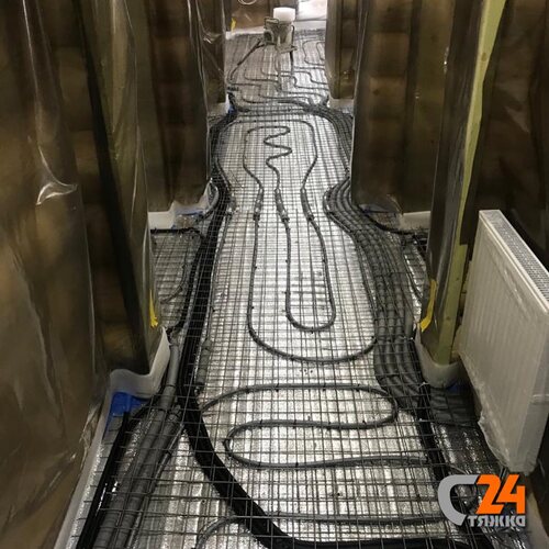 монтаж теплого пола