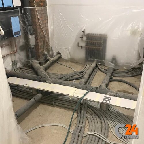 полусухая стяжка пола