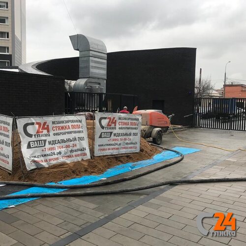 материалы для стяжки пола на площадке