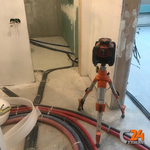 разводка по полу электропроводки