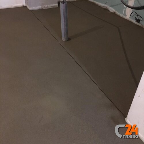 полусухая стяжка пола