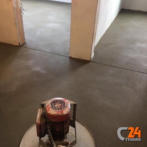 полусухая стяжка пола