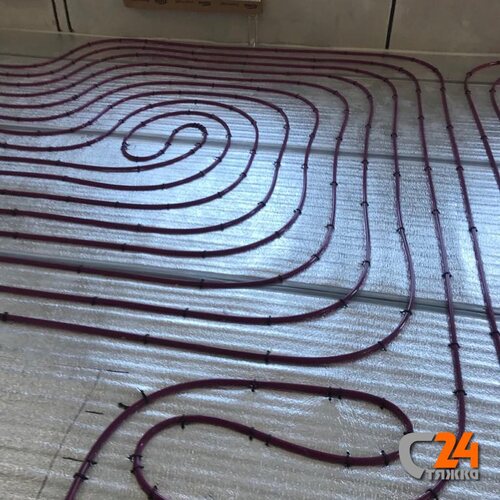 монтаж теплого пола