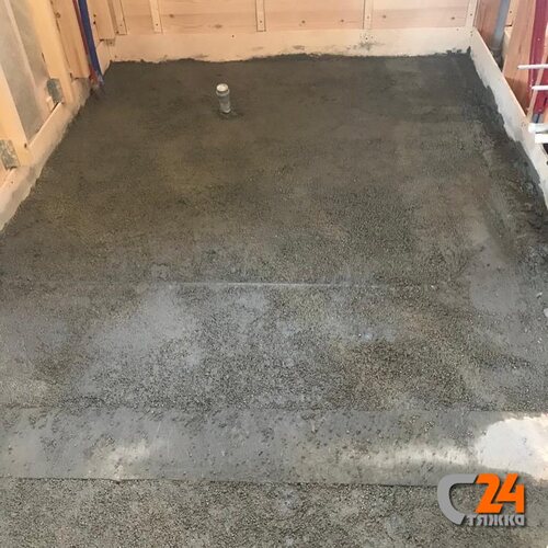 прокладка кабеля в стяжке пола