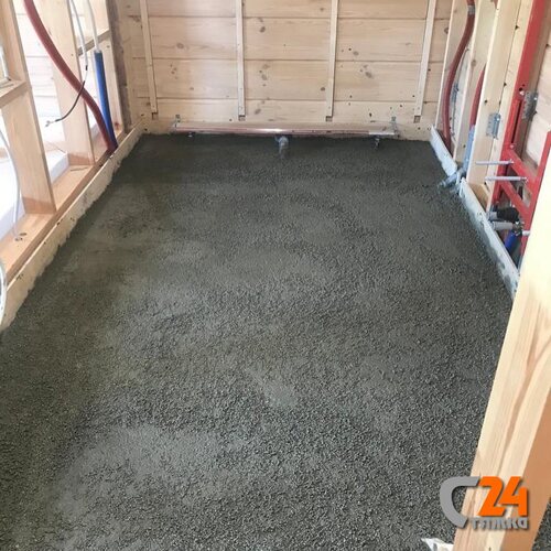 разводка водопровода в стяжку пола