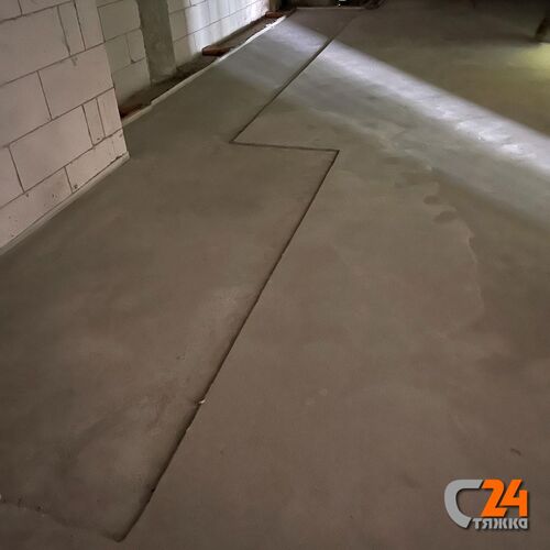 стяжка пола полусухая