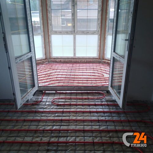 монтаж теплого пола