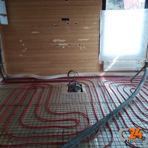монтаж теплого пола