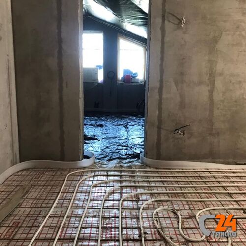 полусухая стяжка пола