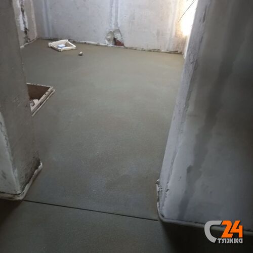 теплый пол в стяжку