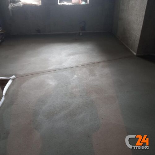 черновая полусухая стяжка