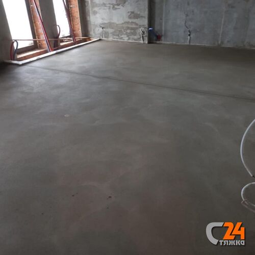 полусухая стяжка пола
