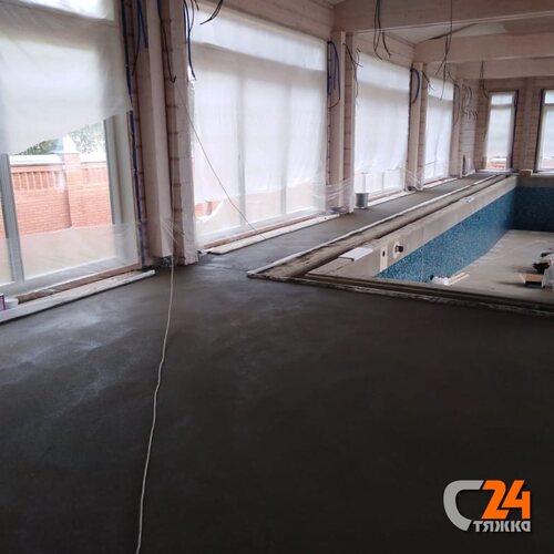 полусухая стяжка пола