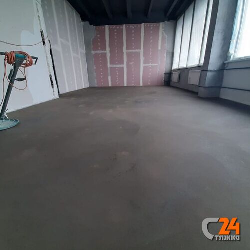 стяжка пола полусухая