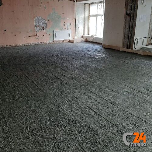 полусухая стяжка пола