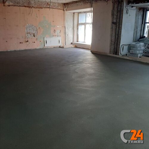 стяжка пола большая