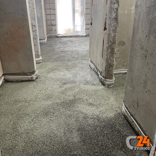 стяжка пола полистиролбетоном